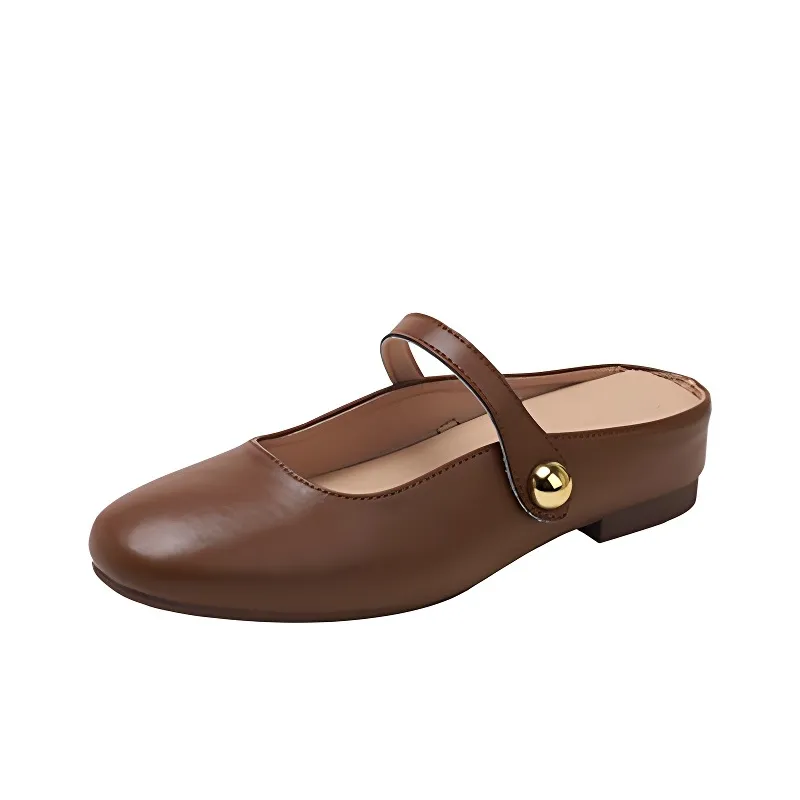 TATAYA Rubber Sole Abrasion Resistant Closed Toe Slippers Women's-6