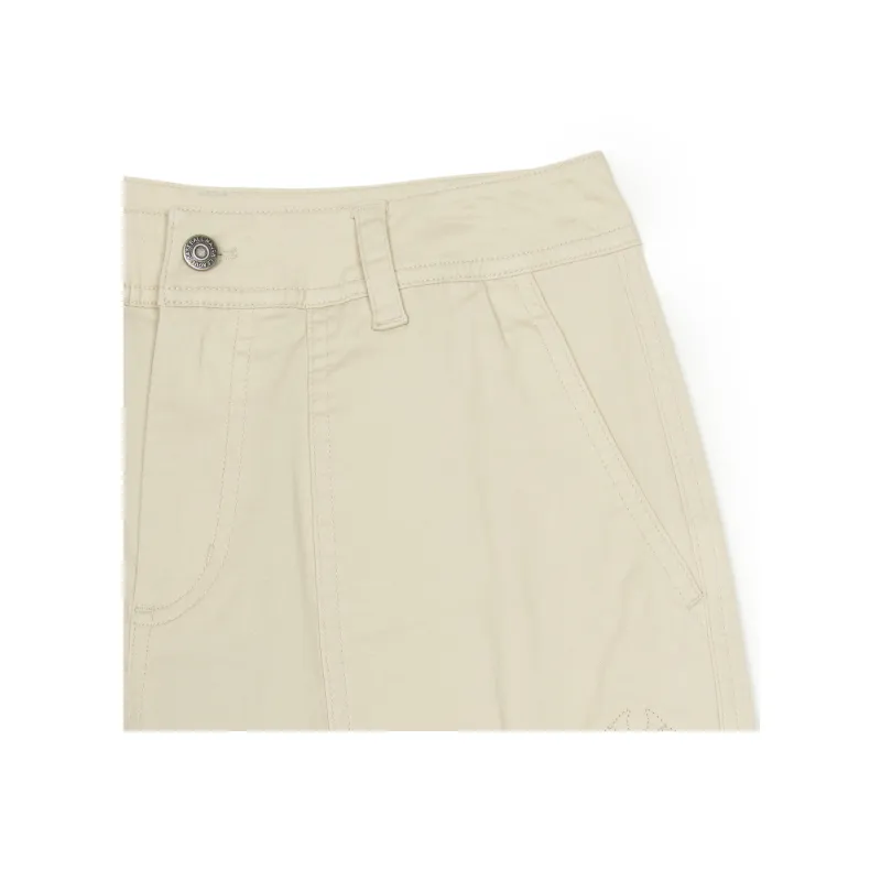 MLB New York Yankees Cargo Pants Women's Light Beige-3