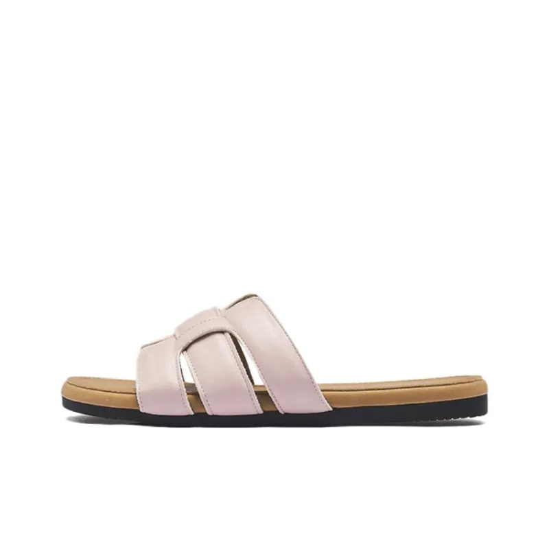 AGSDON Slide Slippers Women's Beige/Pink/Yellow-7
