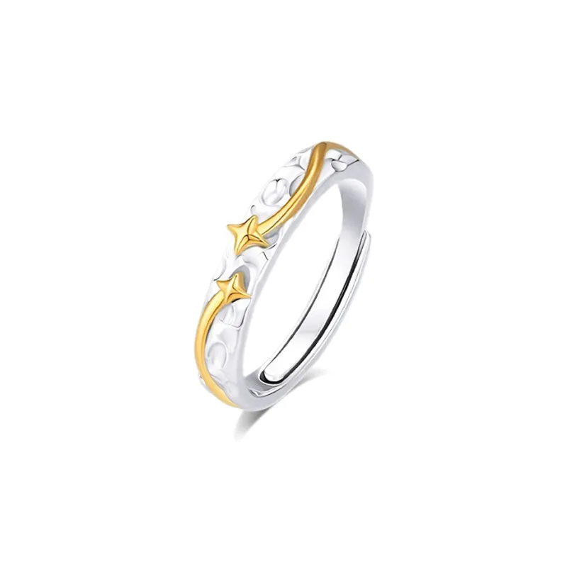 KUMET Sterling Silver Rings Unisex-5