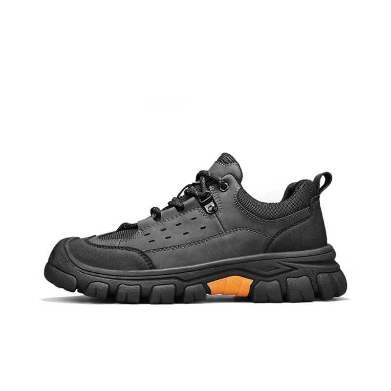 TELENT Shock Absorbers With Slip Resistant And Abrasion Resistant Properties Low Top Hiking Shoes Men's-0