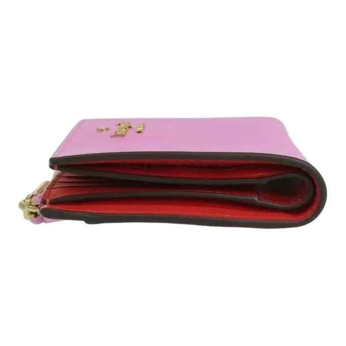 Kate Spade Leather Wallet Trumpets Women's Wave Pink-3