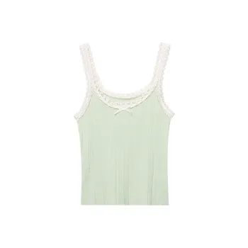 CHARM PICK Tank Tops Women's Verdant Green