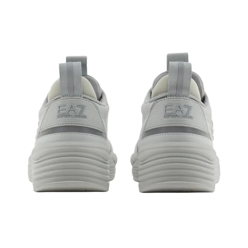 EMPORIO ARMANI EA7 Low Top Casual Shoes Unisex Gray-4