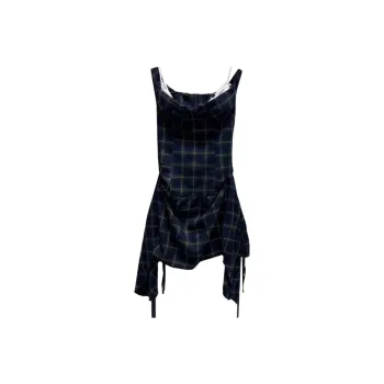 KKX Slip Dresses Women's Jasper Plaid