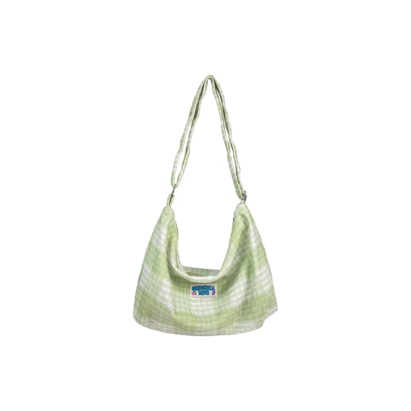 BAODIDAISHU Corduroy Shoulder Bag Women's Multicolor-15