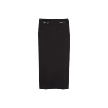 GUCCI FW25 Denim Long Skirt Women's Black