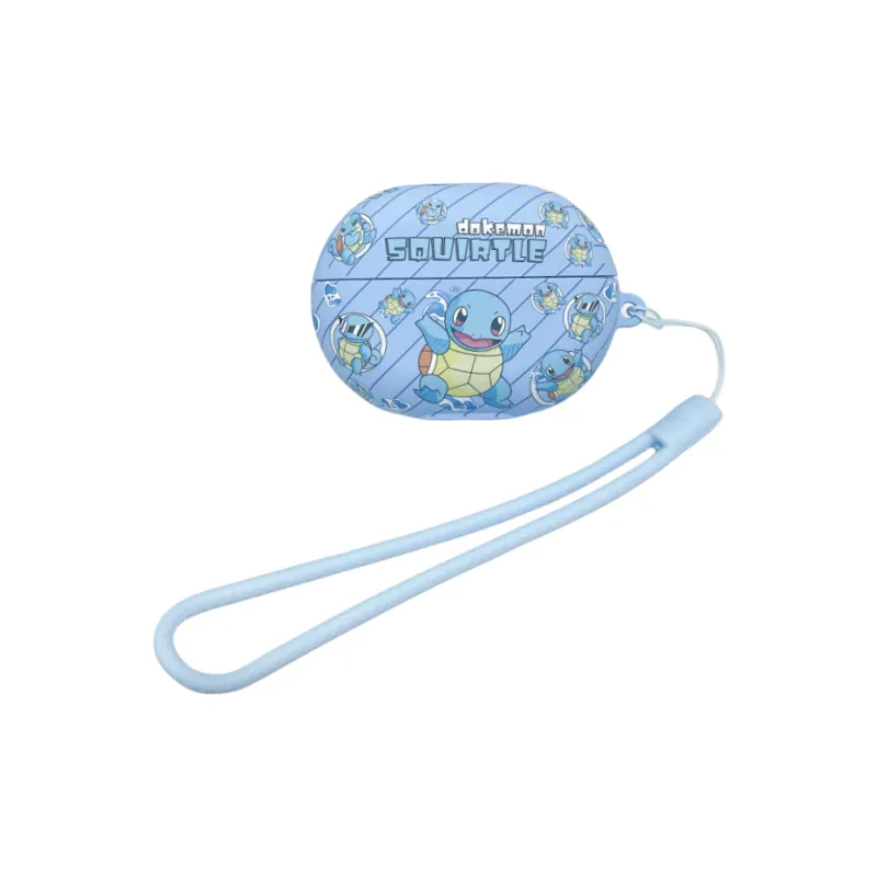 YOUKAIYUE Compatibility With Huawei Freebuds 5i/Pro 2/Pro 3/Pro 4/SE 2 TPU Cartoon Couple Squirtle Headphone Cases-3