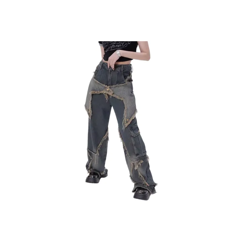 DJ.SPIRIT Jeans Unisex Vintage Blue-1