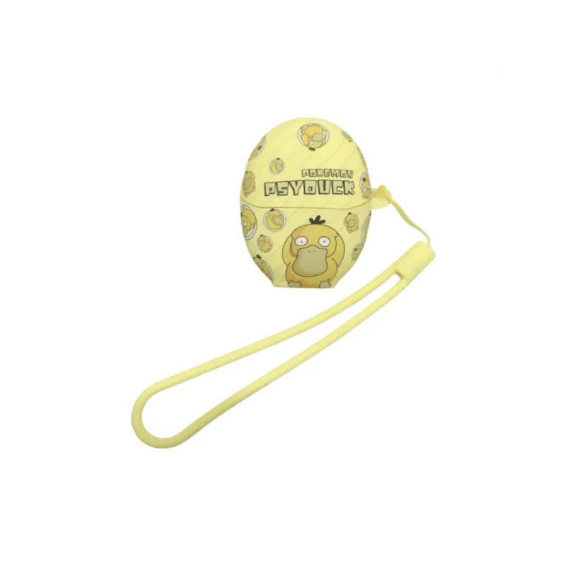 YOUKAIYUE Compatibility With Huawei FreeBuds 4/4e/3 TPU Cartoon Couple Psyduck Headphone Cases-1