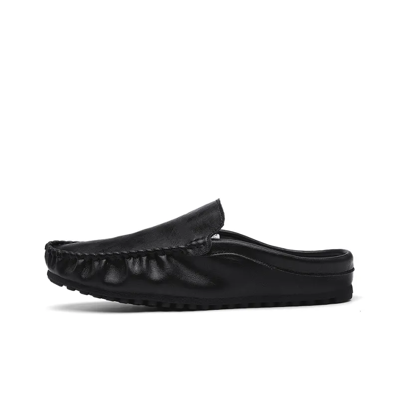 Mr. Thorn Tree Rubber Sole Slip Resistant Abrasion Resistant Closed Toe Slippers Men's-0