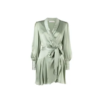 Zimmermann Long Sleeved Dresses Women's Green