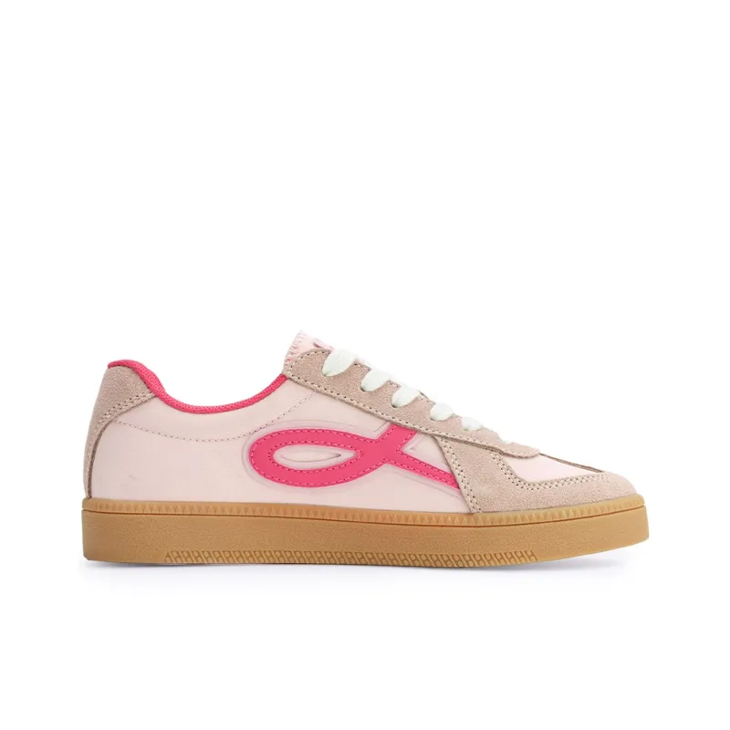 GLO BULL Slip Resistant, Abrasion Resistant, Breathable Low Top Skateboard Shoes Women's Pink-1