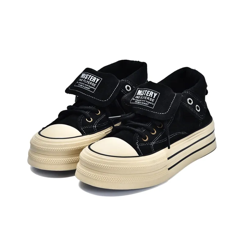 VICTORIA&VERA Slip Resistant, Abrasion Resistant, Lightweight High Top Canvas Shoes Women's-1