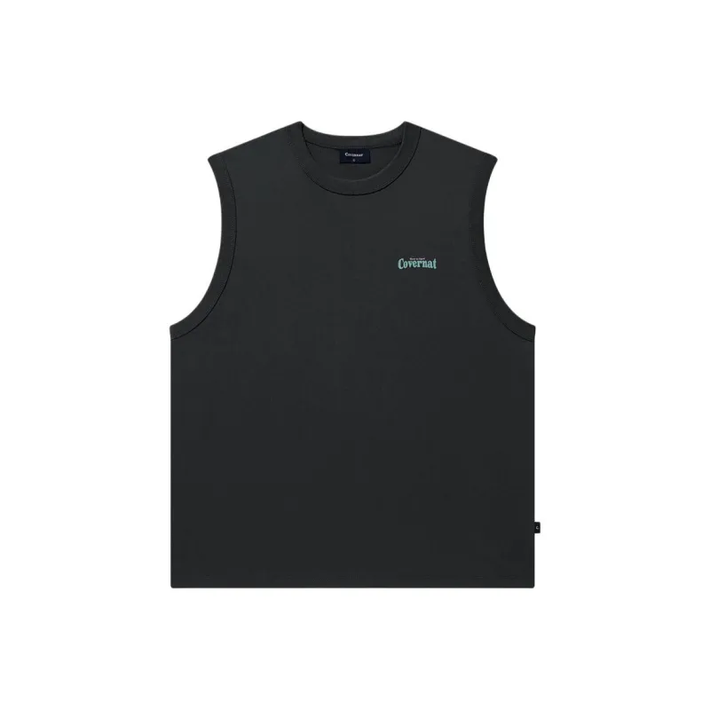 COVERNAT Tank Tops Unisex Black-1