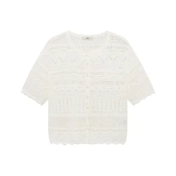 D'zzit Knitwear Women's White