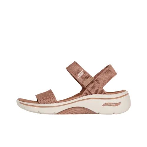 Skechers GO Walk Arch Fit 2.0 One Strap Sandals Women's Brown