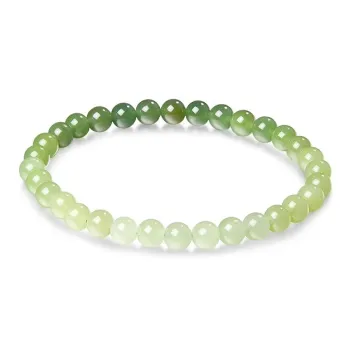 CHINA GOLD Bracelets White Jade/Pale Greenish White Jade Unisex