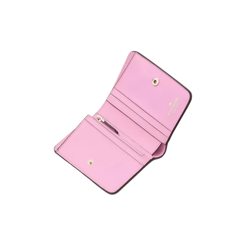 Kate Spade LENA Leather Wallet Trumpets Women's Pink-2