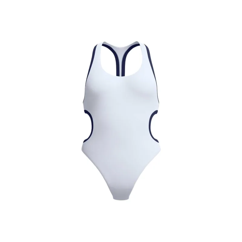 Speedo Jetstream Solid Bound Cut Out One piece Swimsuit Women's-0