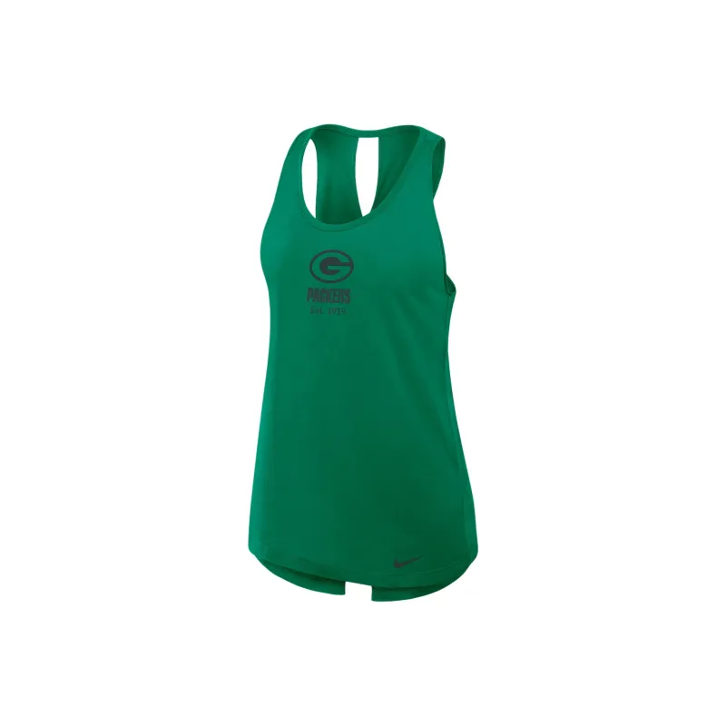 Nike Green Bay Packers Established Women's Nike Dri FIT Nfl Tank Top-0
