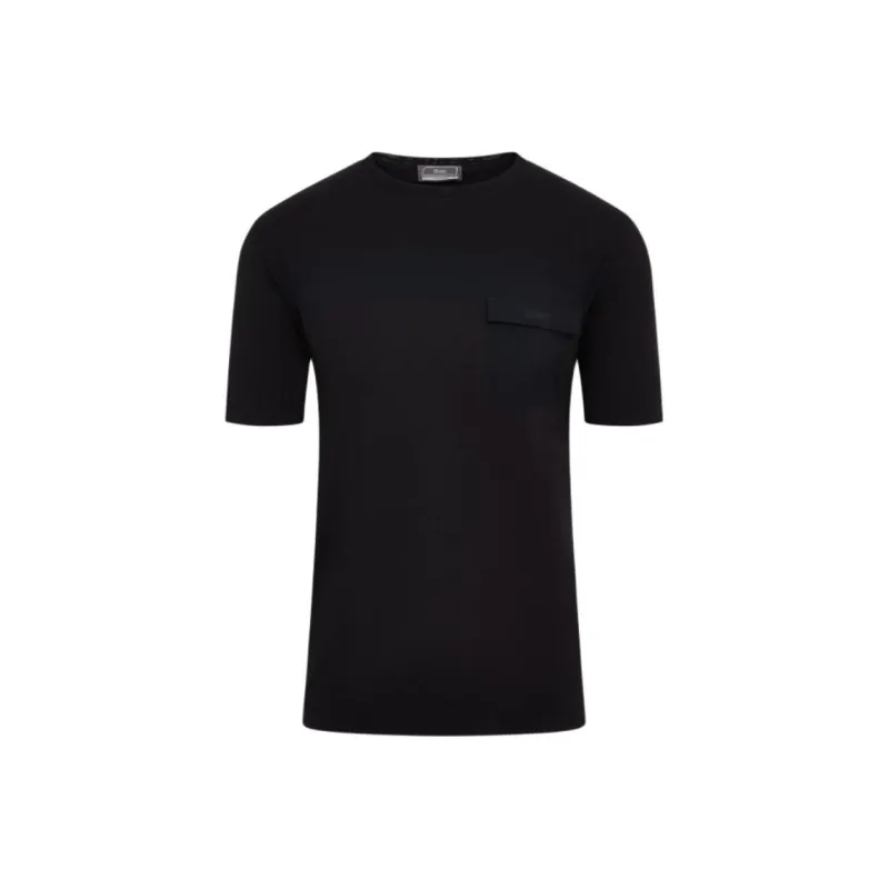HERNO Logo debossed T shirt-0