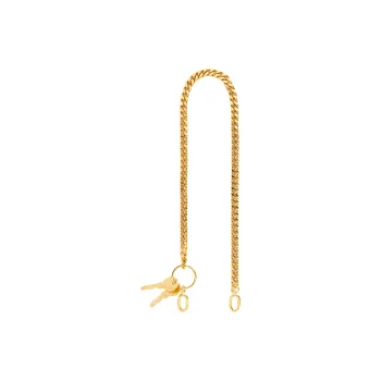 Balenciaga Hourglass Brass Bag Strap Women's Gold