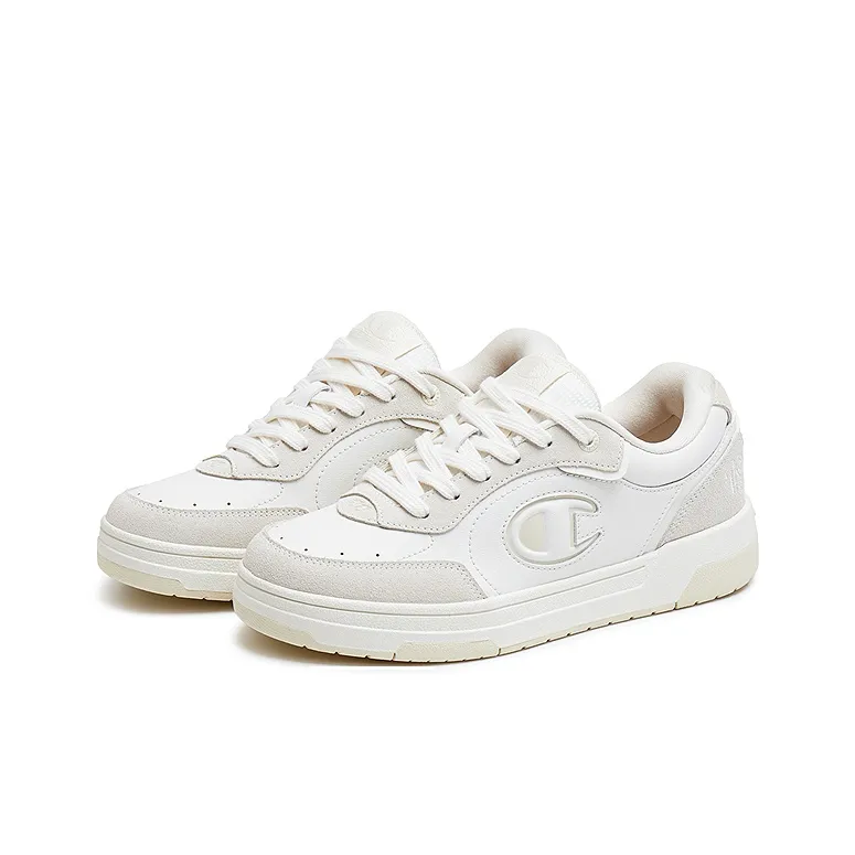 Champion Balance Low Top Skateboard Shoes Unisex Milk White/Linen-1