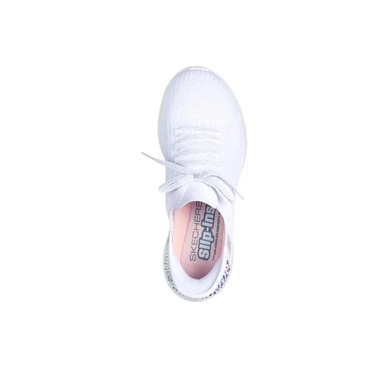 Skechers Ultra Flex 3.0 Low Top Casual Shoes Women's White-2