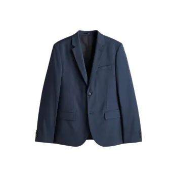 H&M Business Suits Men Dark Blue