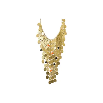 ZARA Resin Necklaces Women's Gold
