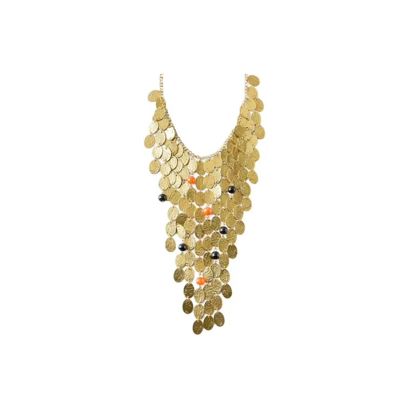 ZARA Resin Necklaces Women's Gold-0