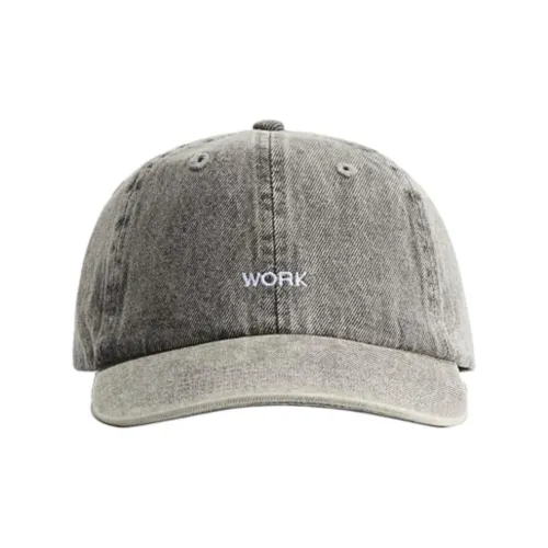 H&M Cotton Baseball Caps Men's Gray