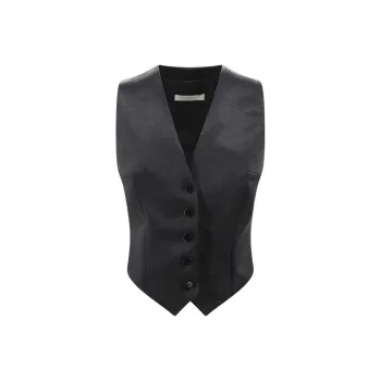 PHILOSOPHY DI LORENZO SERAFINI Vest Women's Black