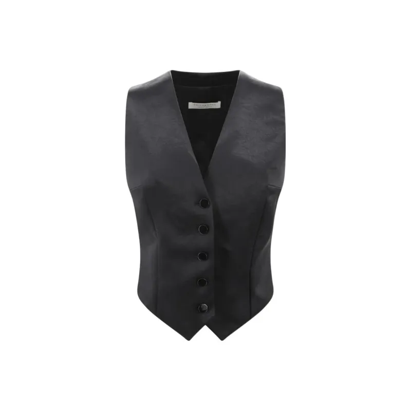 PHILOSOPHY DI LORENZO SERAFINI Vest Women's Black-0