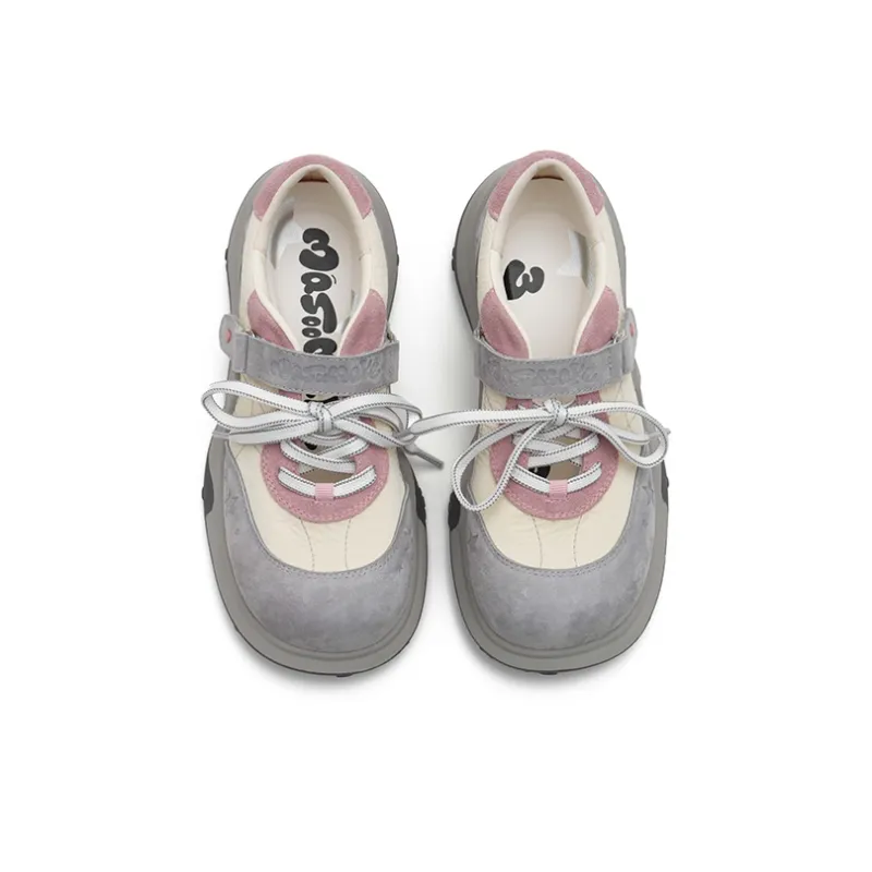 MASOOMAKE Wang Xingren Series Cute Paw Shoes Height Increasing Lightweight Breathable Low Top Casual Shoes Women's-10