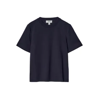 COS T Shirts Women's Navy Blue