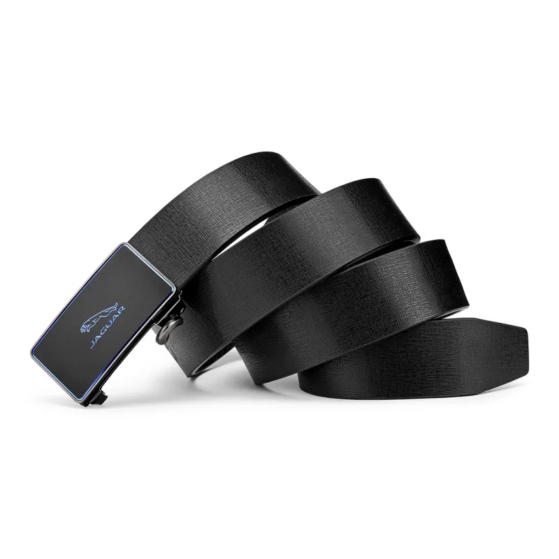 JAGUAR Top Grain Cow Leather Belts Men's 3.4cm-6