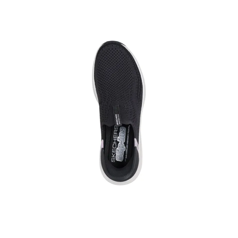 Skechers Vapor Foam Low Top Casual Shoes Women's Black-4