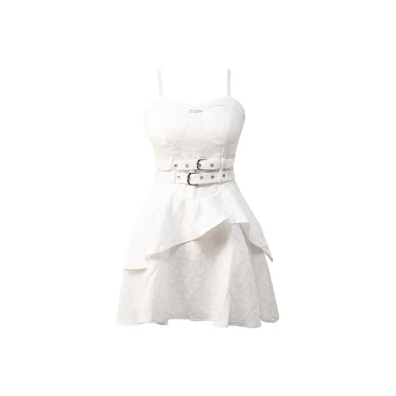 GUOZHEN Slip Dresses Women's-7