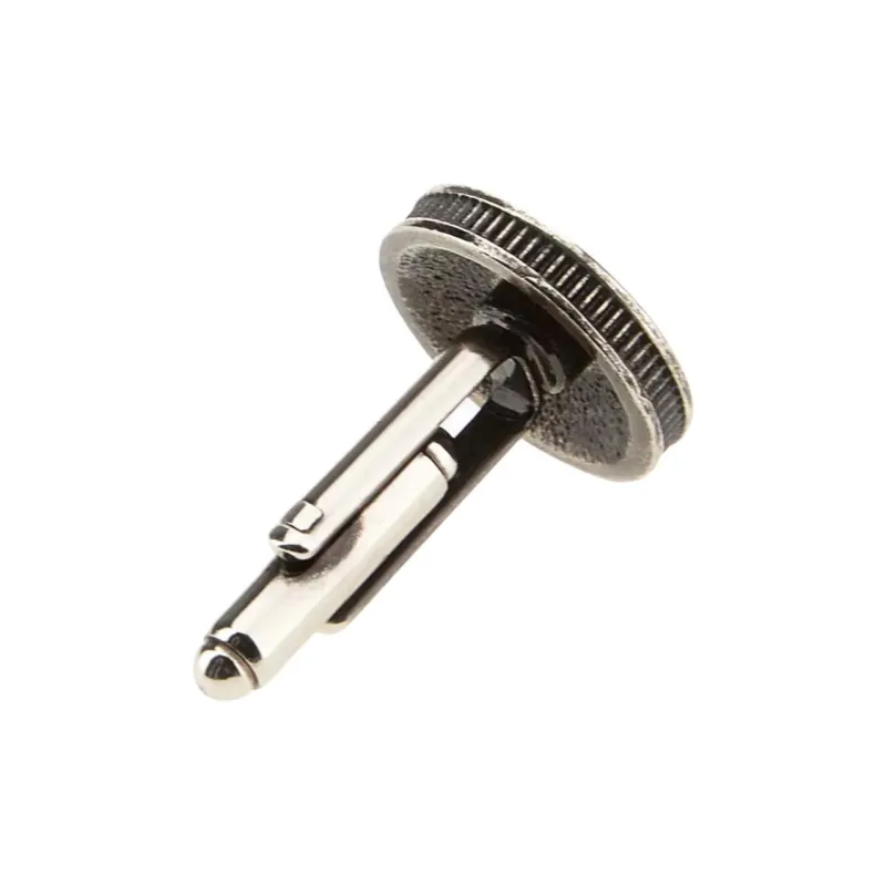 Roberto Cavalli Brass Cufflinks Unisex Black-2