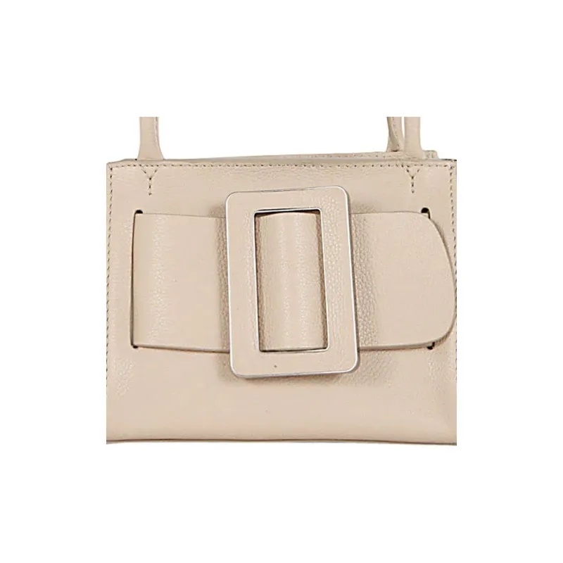 BOYY Calfskin With Suede Tote Bag, Shopping Bag, Handbag Women's Ivory White-3