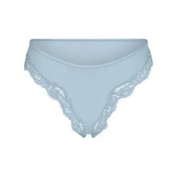 SKIMS FITS EVERYBODY LACE TANGA Underpants Women's 1 Pack Denim/Denim