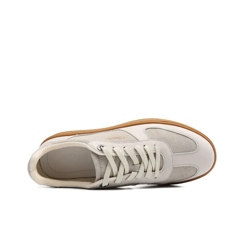 S. T.DUPONT Low Top Skateboard Shoes Men's Gray-3