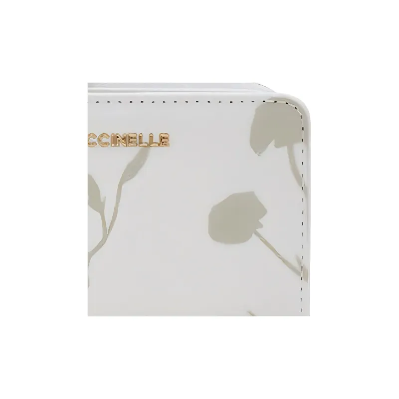 COCCINELLE Cow Leather Card Holder Regular Women's Bright White-2
