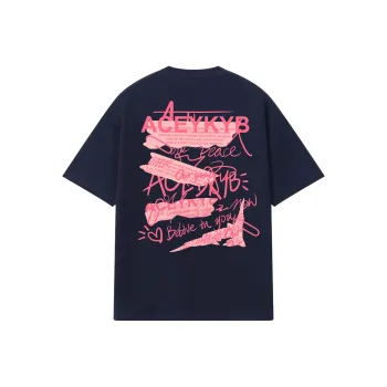 YK&YB T Shirts Unisex Dark Blue