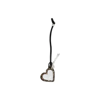 GANNI Metal, Recycled Leather, Polyurethane, Polyester Keychains Women's Umber