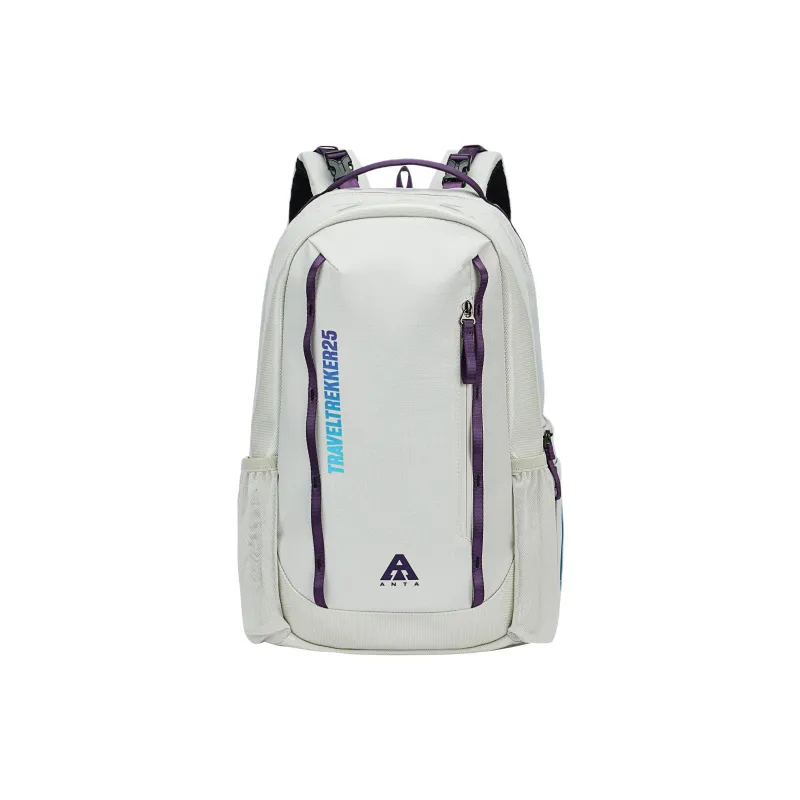 Anta Polyester Backpack Unisex Tone Gray-0