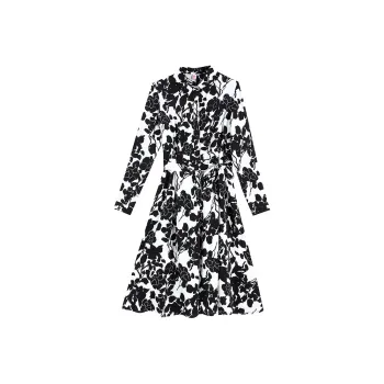Mu Qingqing Long Sleeved Dress Women's
