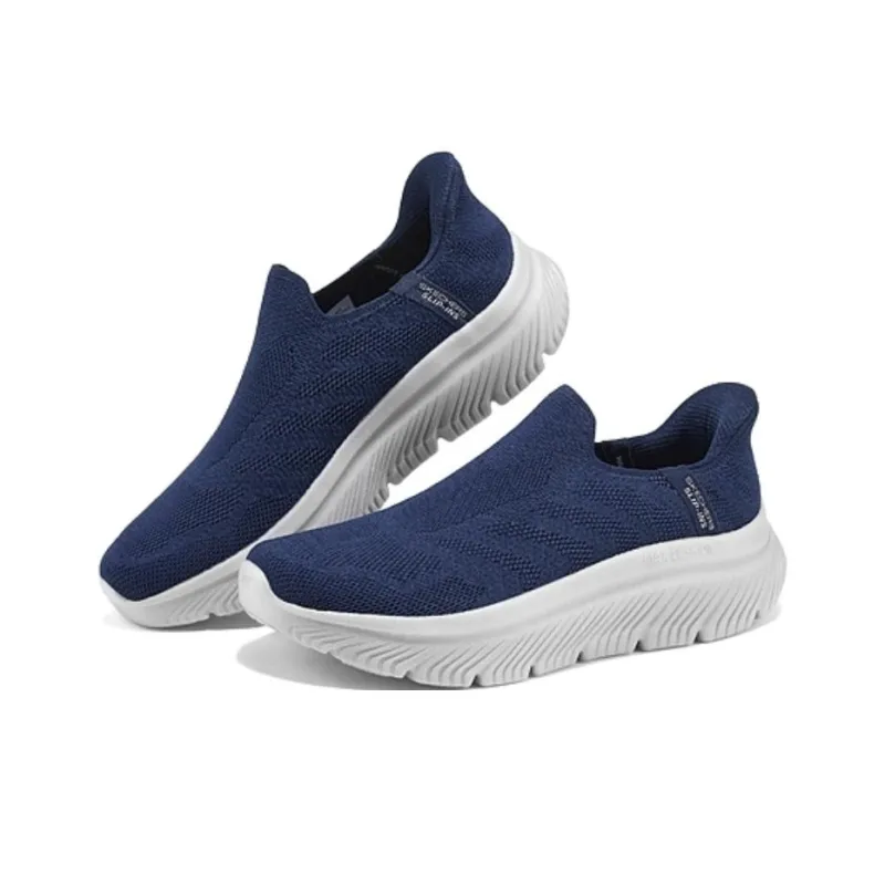 Skechers MEN'S GO WALK Cushioning, Slip Resistant, Abrasion Resistant Support Low Top Casual Shoes Men's Marine Blue-1